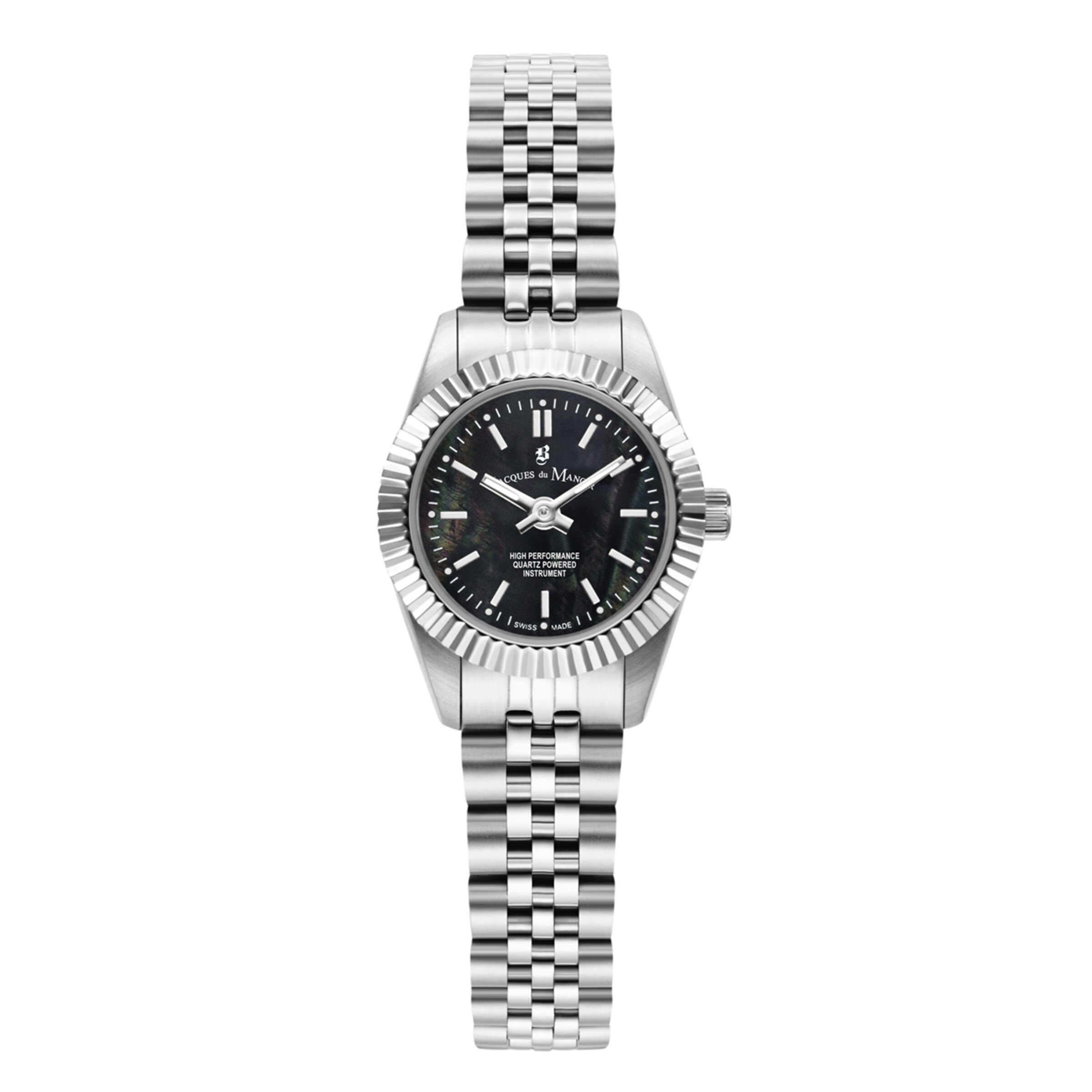 Jacques du Manoir Analoog horloge in Zilver: voorkant