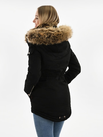 NAVAHOO Winterparka 'Daria' in Zwart