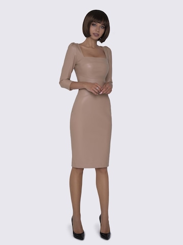 Anushka Etuikleid in Beige