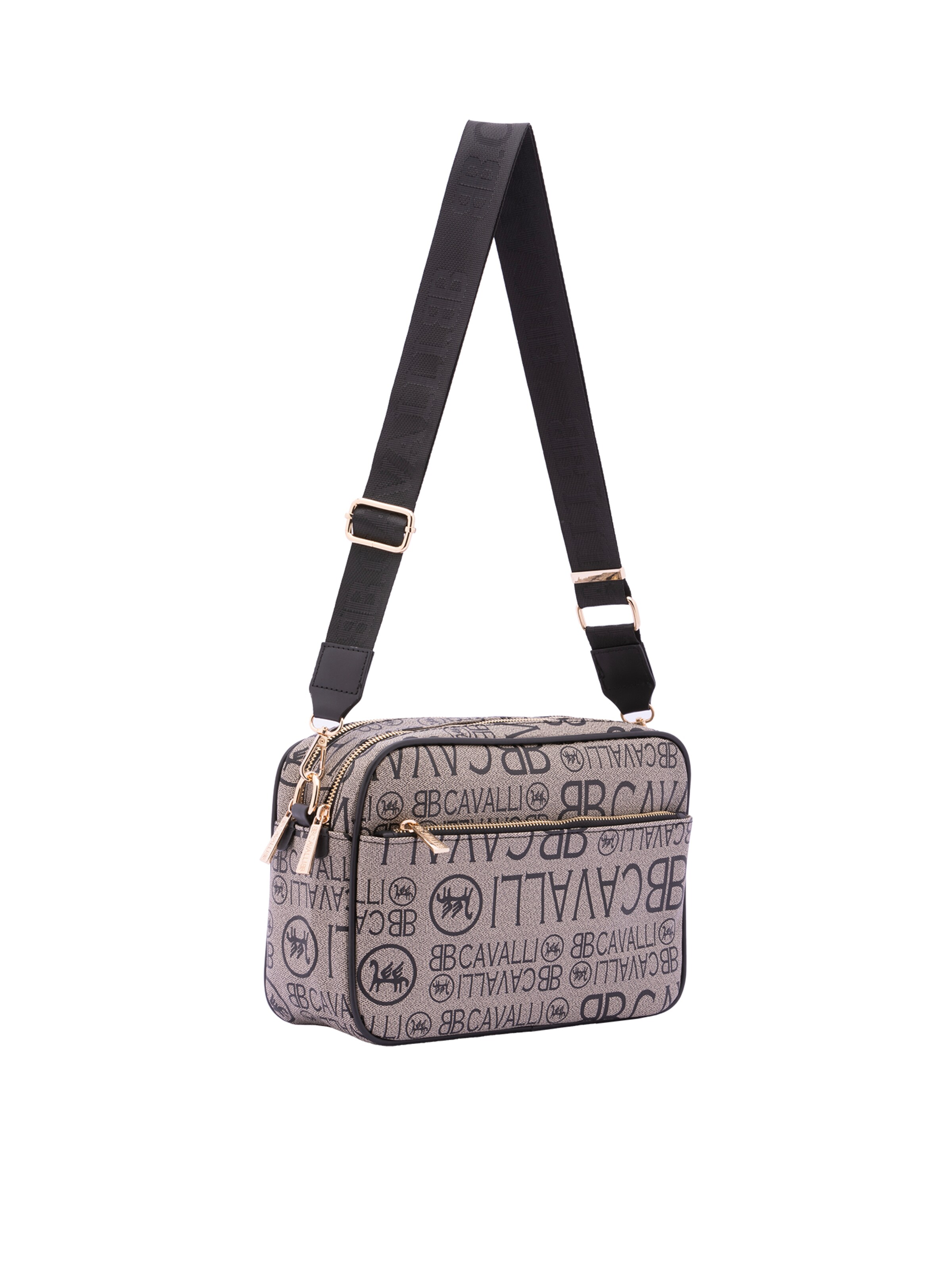 Borsa a tracolla di B. Cavalli in nero