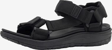 Sandales de randonnée Sprandi en noir : devant