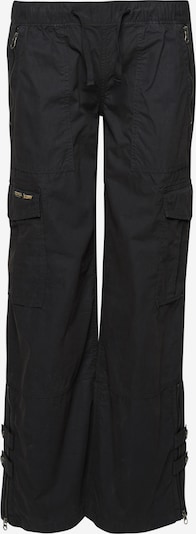 Superdry Pantalon cargo en noir, Vue avec produit
