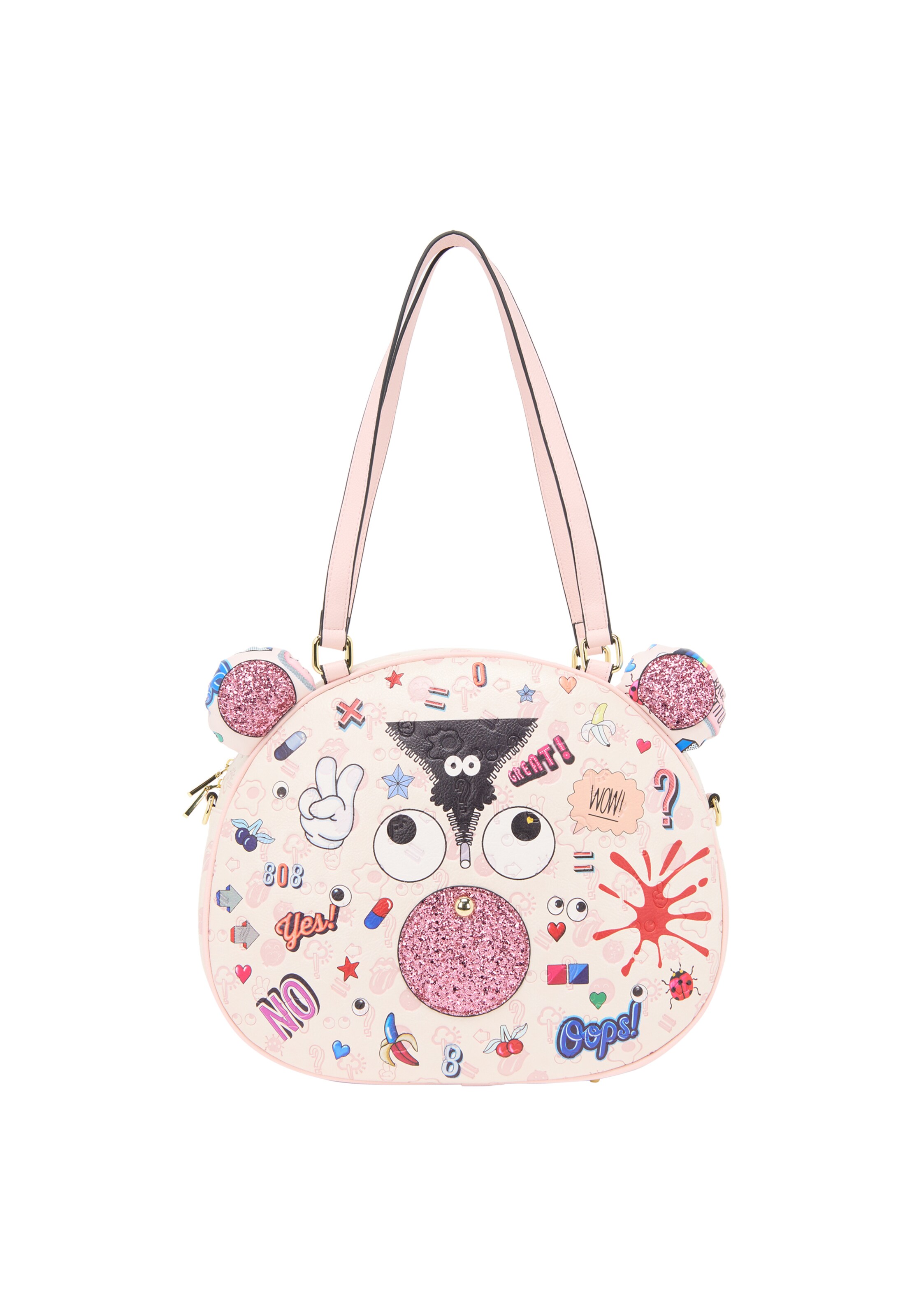 MYMO Taška přes rameno - mix barev / světle růžová, Produkt