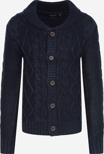 BRAVE SOUL Knit cardigan 'TRACTATUSA' in navy, Item view