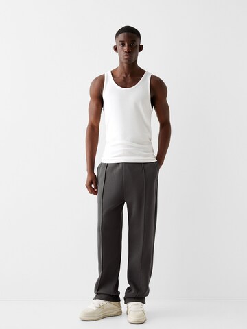 Bershka Loosefit Hose in Grau