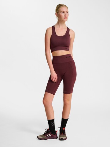 Hummel Скинни Спортивные штаны 'Tif' в Коричневый
