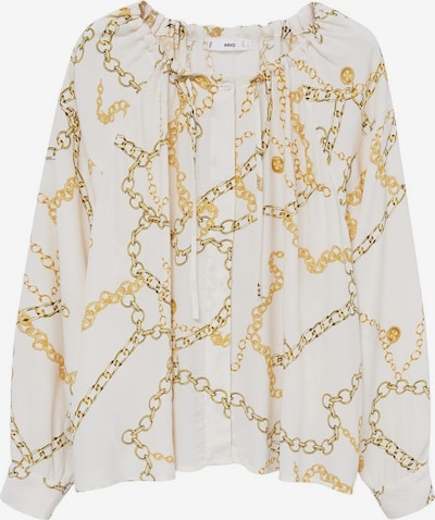 MANGO Bluse 'Fida' in nude / gold, Produktansicht