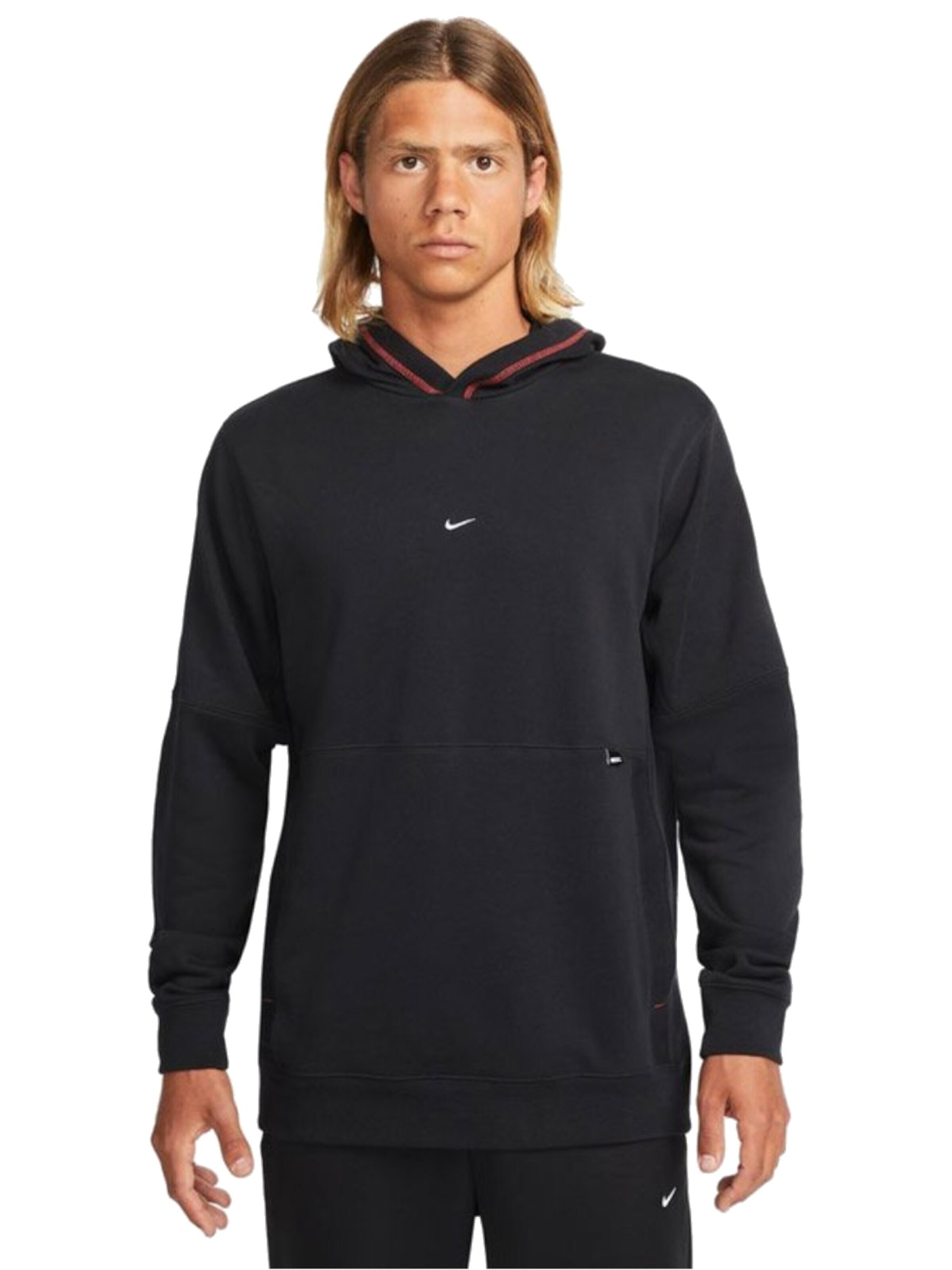 NIKE Sweatshirt 'Nike FC' in Zwart: voorkant