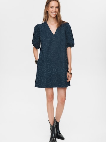 NÜMPH Jurk 'Milley' in Blauw