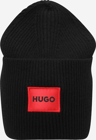 HUGO Beanie 'Xaff 6' in Black: front