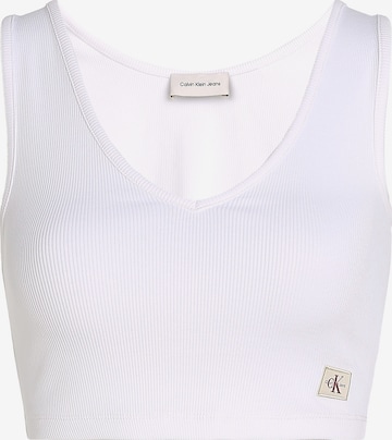 Calvin Klein Jeans Top w kolorze biały: przód