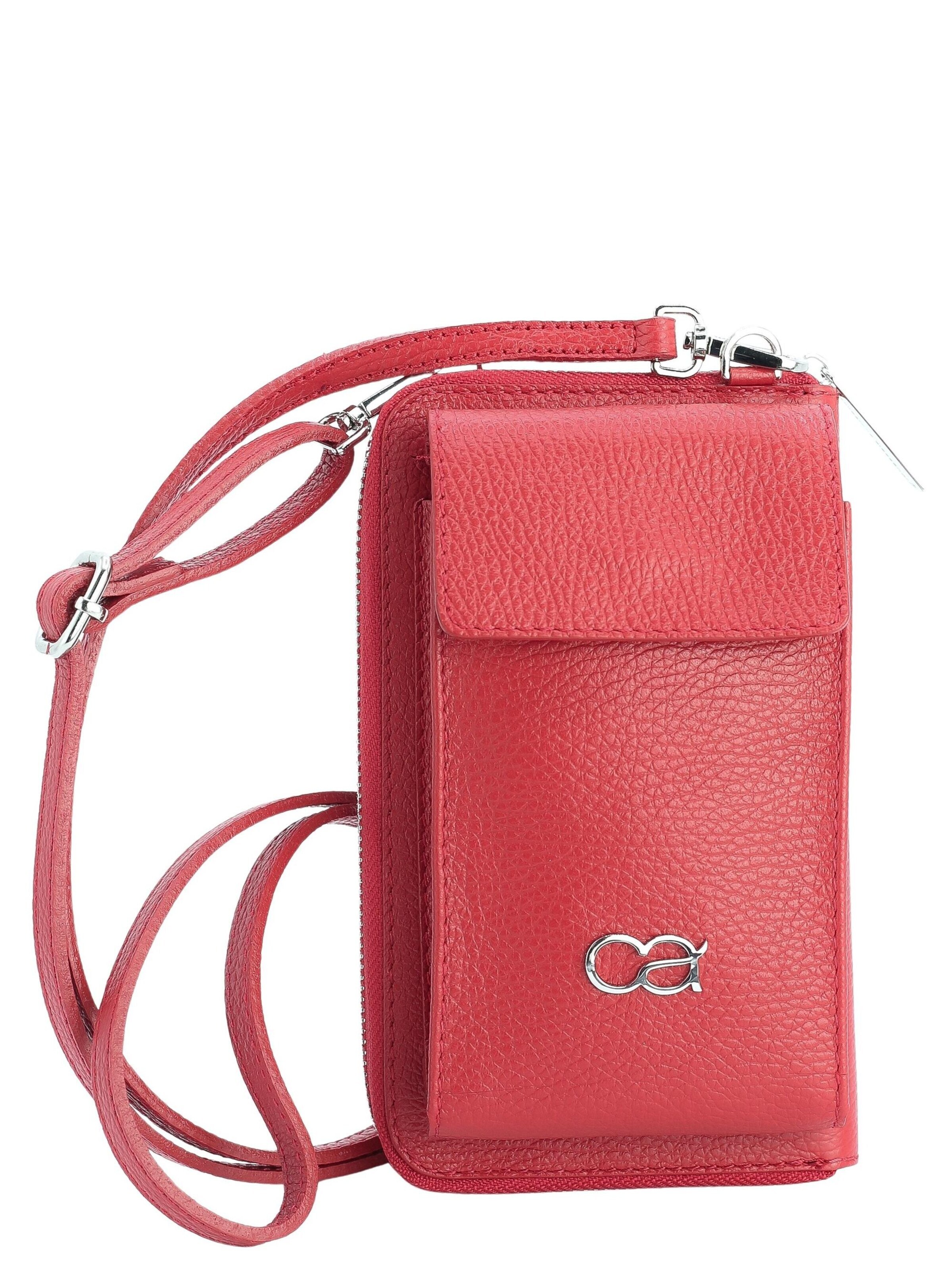 COLLEZIONE ALESSANDRO Crossbody Bag 'Event' in Red: front