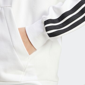 ADIDAS SPORTSWEAR Αθλητική ζακέτα φούτερ σε λευκό