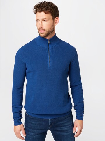 TOM TAILOR Sweater in Blue: front