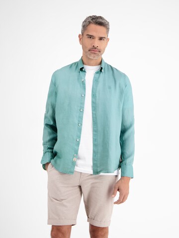 LERROS Regular fit Button Up Shirt in Blue: front