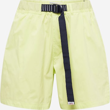 Tommy Jeans Loose fit Pants in Yellow: front