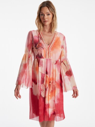 Ana Alcazar Jurk 'Zia' in Roze: voorkant