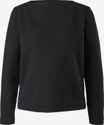 s.Oliver Sweatshirt in Schwarz