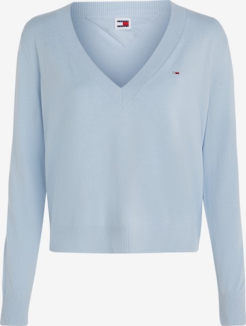 Tommy Jeans Curve Sweater in Blue: front