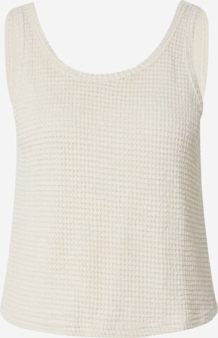 PIECES Knitted top 'PCKAMILLE' in Beige: front