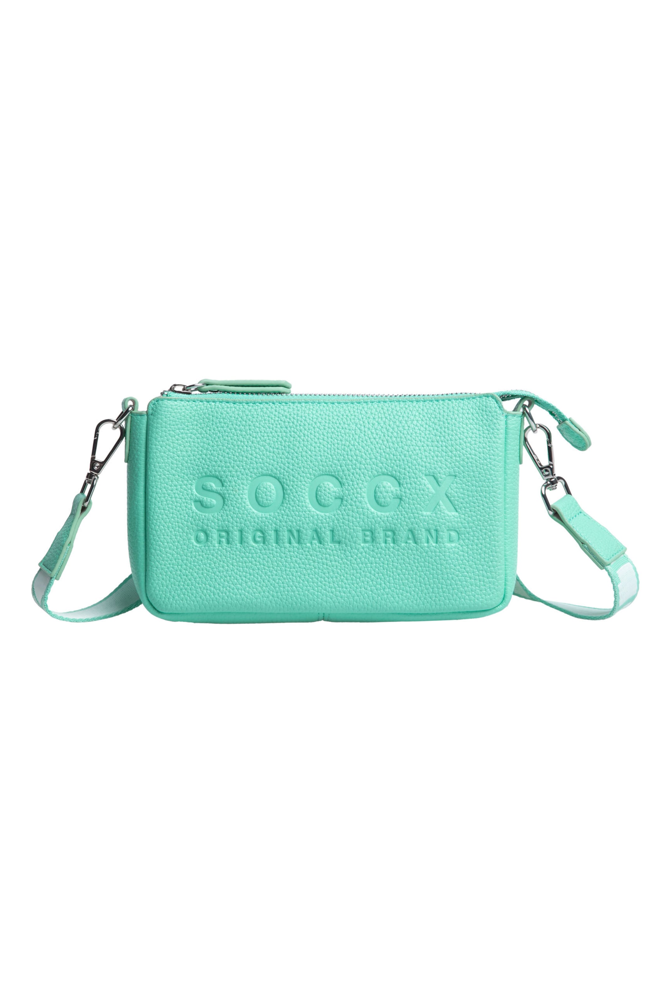 Soccx Handbag in Green: front