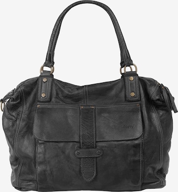 forty° Shopper in Schwarz: Vorderseite