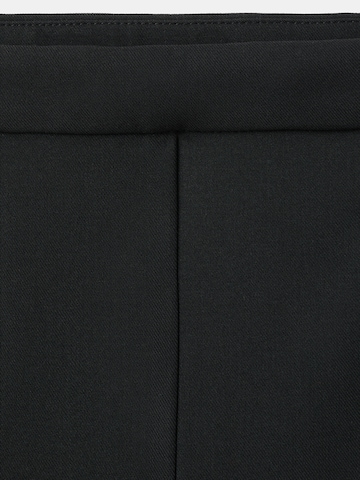 MANGO Zvonové kalhoty Kalhoty s puky 'FIJIS' – černá