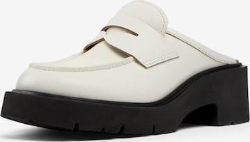 CAMPER Mules 'Milah' in White: front