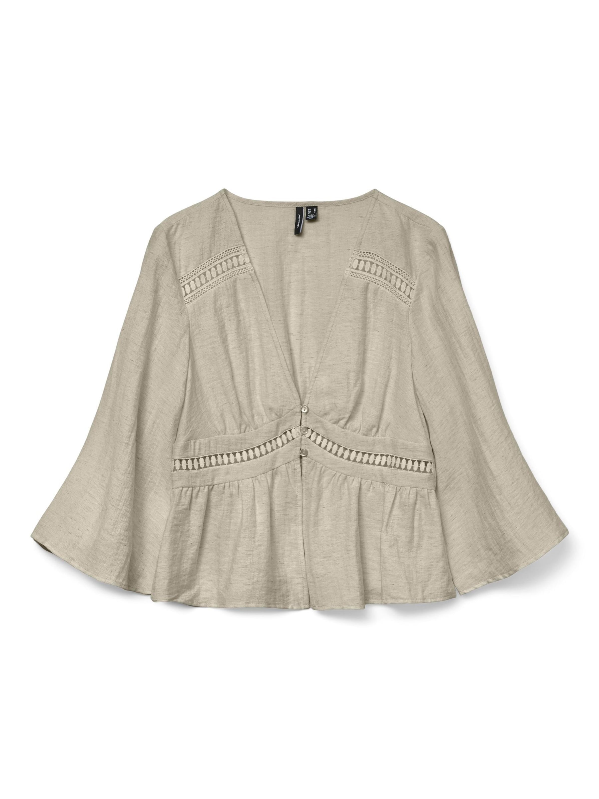 VERO MODA Bluse 'VMRay' in Beige: Vorderseite