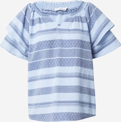Claire Blouse 'Rebekka' in Dusty blue / Light blue, Item view