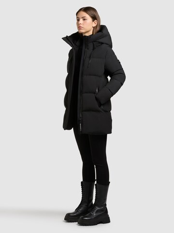 Veste d’hiver 'Drown Matt' khujo en noir