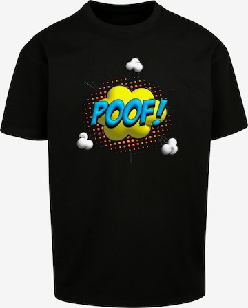 Merchcode Shirt 'Poof' in Zwart: voorkant