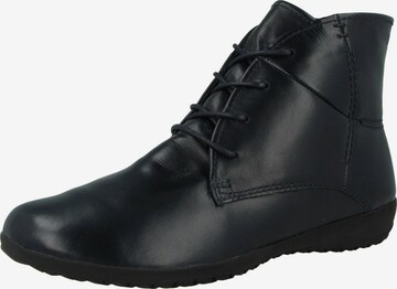 JOSEF SEIBEL Lace-Up Ankle Boots 'Naly 09' in Black: front
