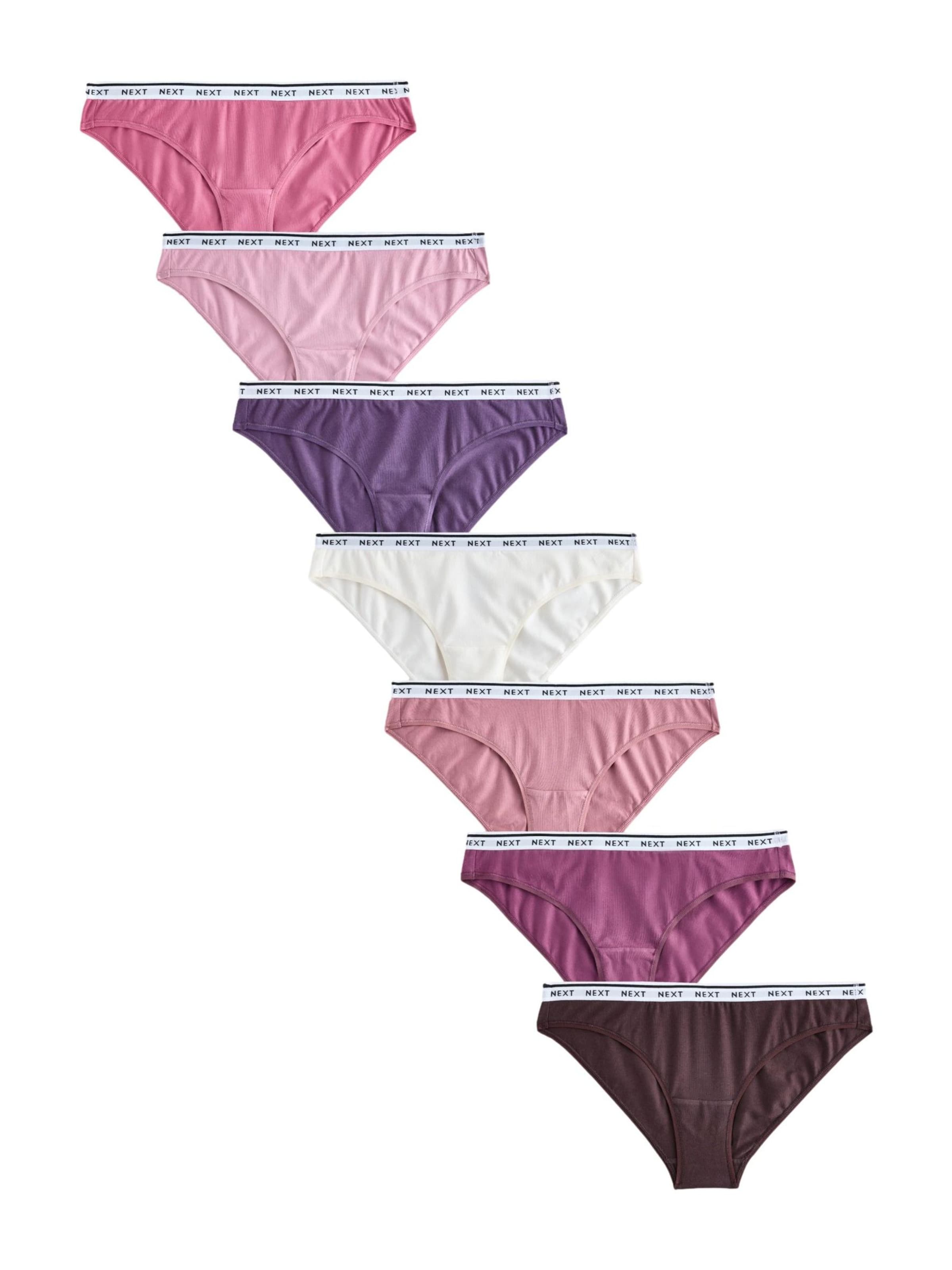 Slip in XXS Next di colore lilla / melanzana / blu violetto / rosa / rosa / rosa antico / bianco, Visualizzazione prodotti