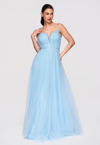 Ombre Avondjurk in Blauw