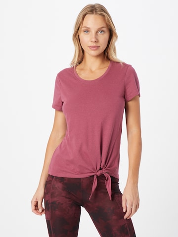T-shirt fonctionnel 'FIFI' Bally en rose : devant