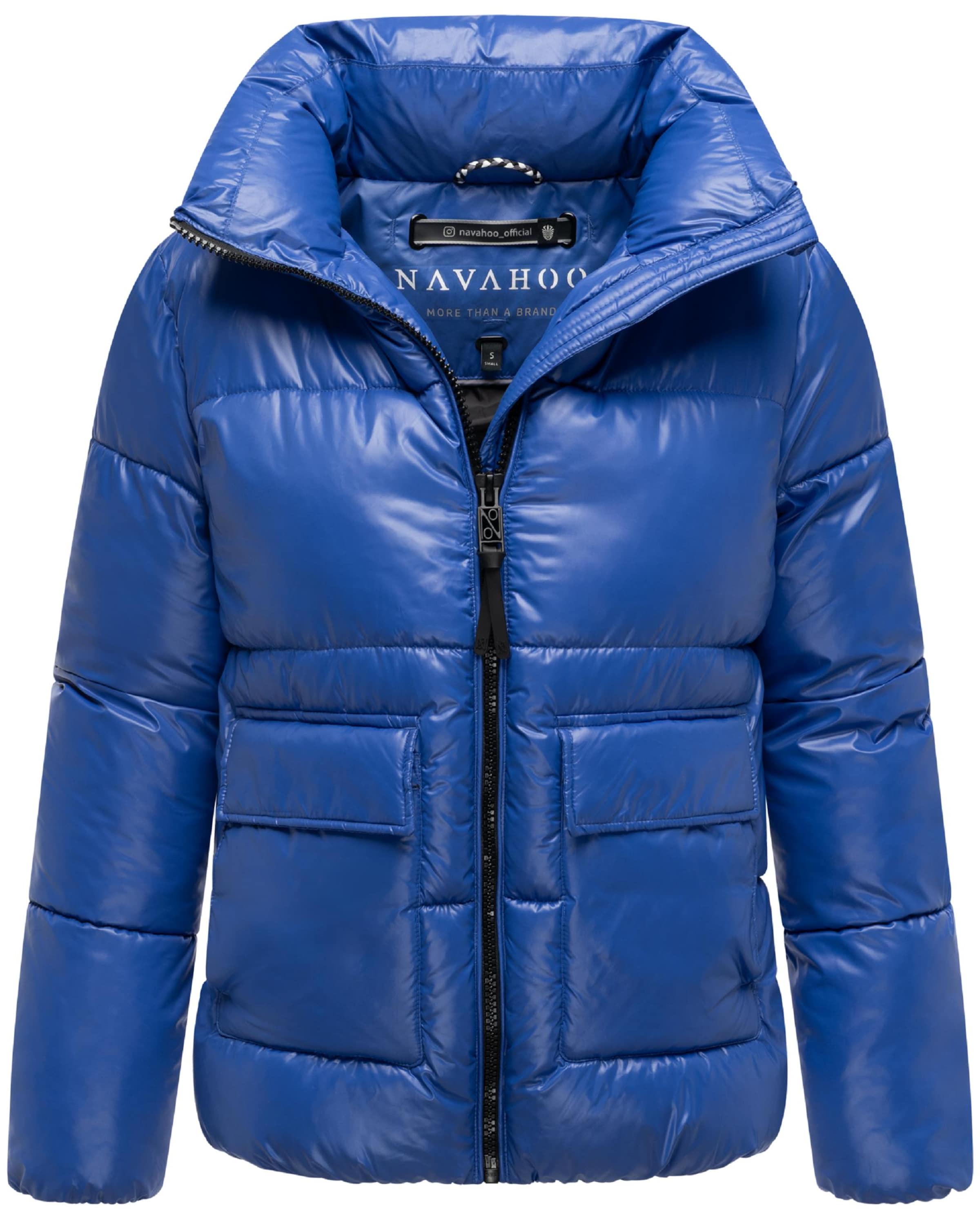 NAVAHOO Jacke 'Eispracht 14' in Blau: Vorderseite