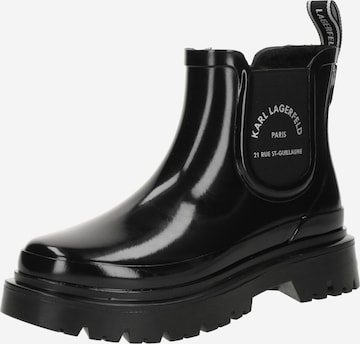 Karl LagerfeldChelsea čizme - crna boja: prednji dio