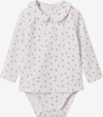 MANGO KIDS Romper/Bodysuit 'Normandi' in White: front