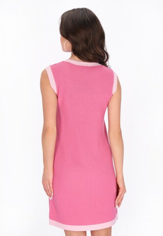 Robes en maille 'Festive' faina en rose