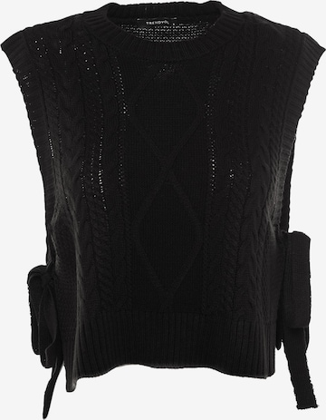 Pull-over Trendyol en noir : devant