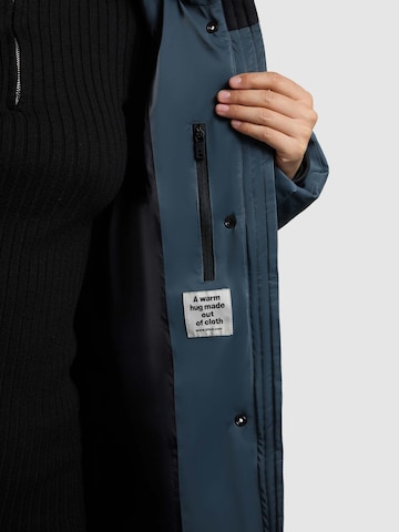 khujo Winter coat 'Pulset Shiny' in Blue