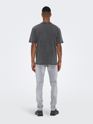 Only & Sons T-shirt 'RON' i svart