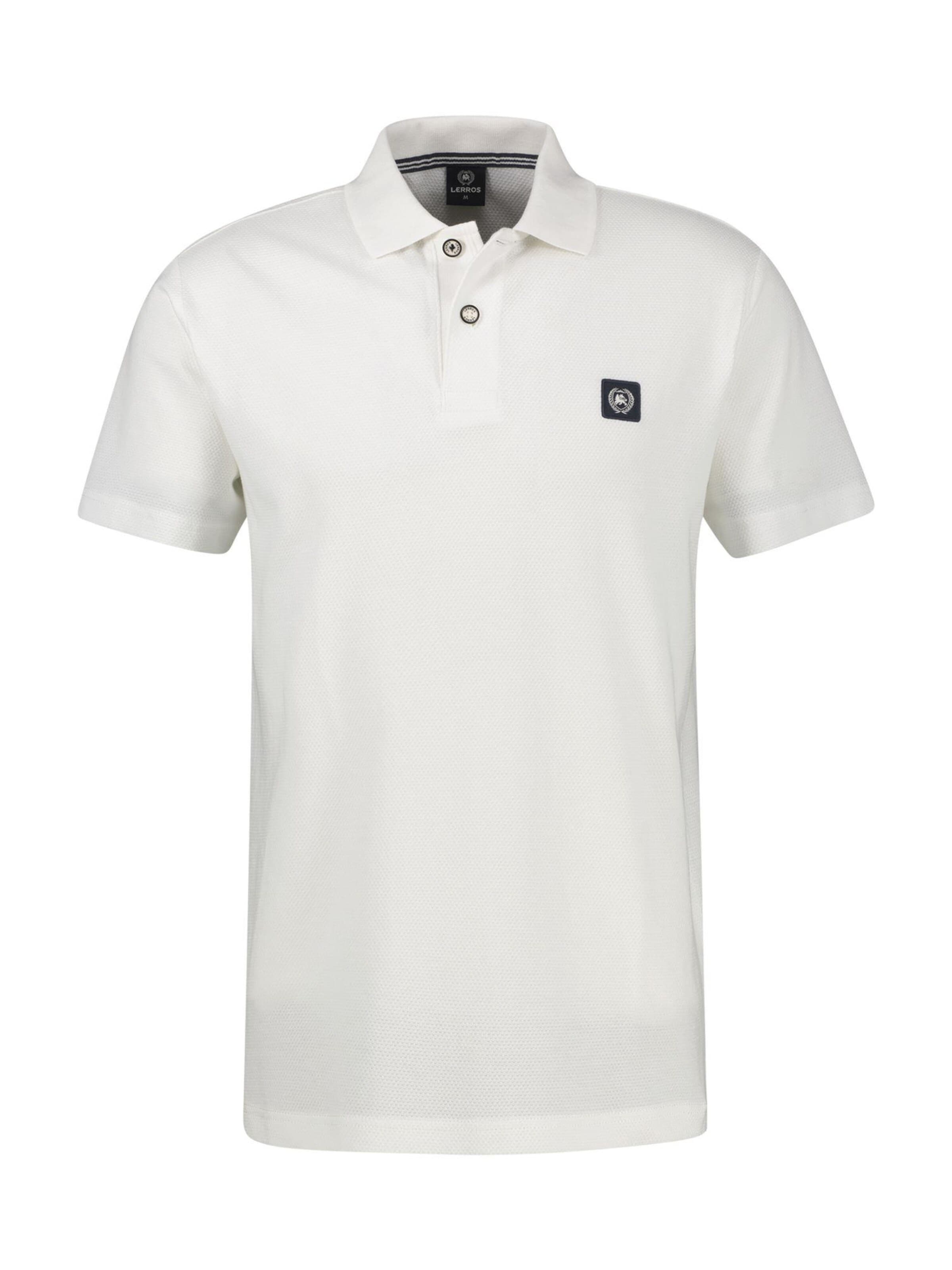LERROS Shirt 'Lerros - Herren Poloshirt, Regular Fit, (2663284)' in M in White, Item view