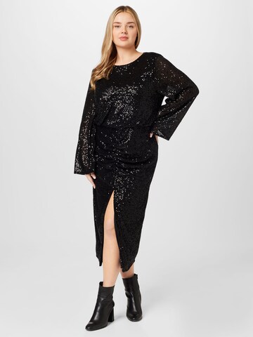 River Island Plus Dress in Black: front