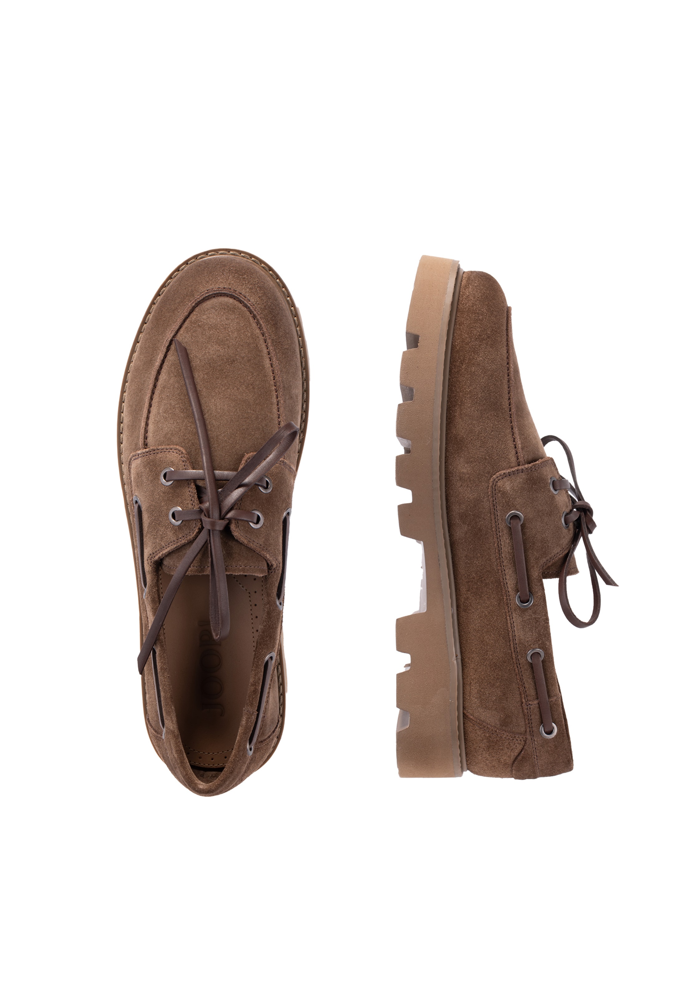 Chaussure à lacets 'Velluto Melo' JOOP! en marron