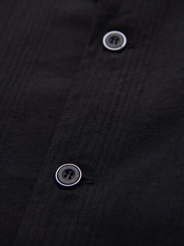 Regular fit Camicia di Ombre in nero