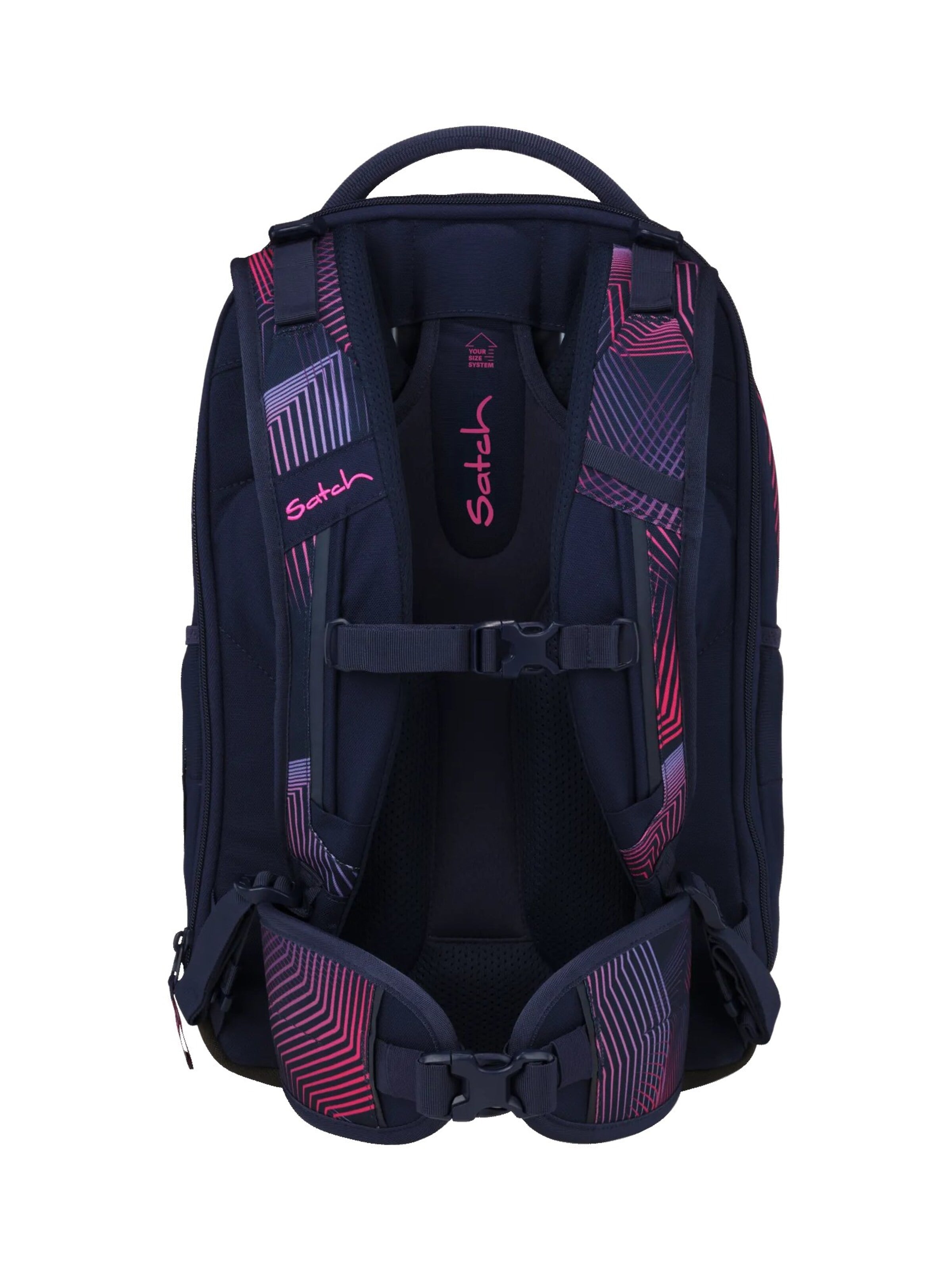 Satch Backpack 'Schulrucksack match plus' in Pink