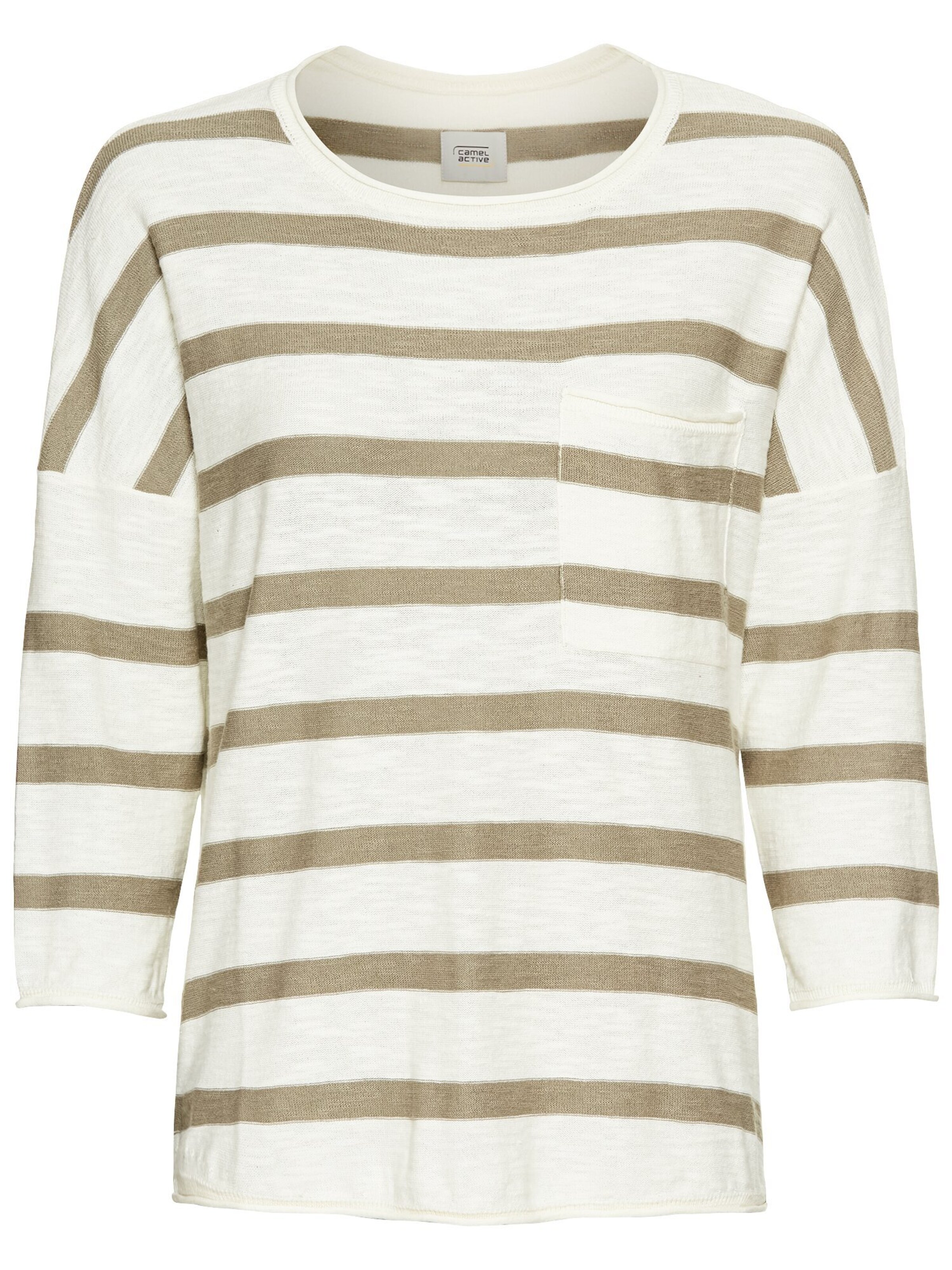 CAMEL ACTIVE Sweater in White: front