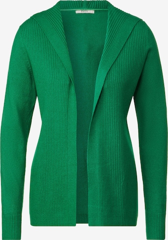 Cardigan CECIL en vert : devant